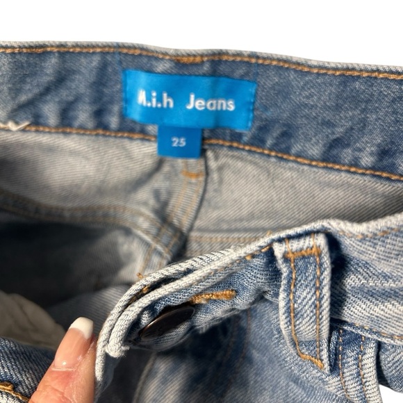M.i.h Jeans Women's Mimi Jean High Rise Slim Fit Straight Jeans Blue Size 25 - Picture 5 of 12